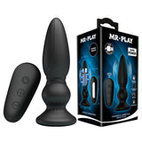 MR PLAY Powerful Vibrating Anal Plug with Remote - ANAL TOYS