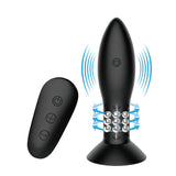 MR PLAY Rotation Beads Anal Plug - Beaded with Wireless Remote - ANAL TOYS