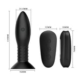 MR PLAY Rotation Beads Anal Plug - Beaded with Wireless Remote - ANAL TOYS