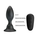 MR PLAY Vibrating Anal Plug - 10.8 cm Rechargeable with Remote - ANAL TOYS