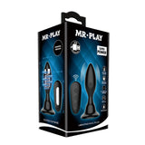 MR PLAY Vibrating Anal Plug - 10.8 cm Rechargeable with Remote - ANAL TOYS