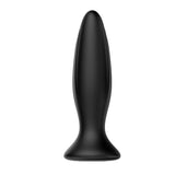 MR PLAY Vibrating Anal Plug - Black 12.8 cm - ANAL TOYS