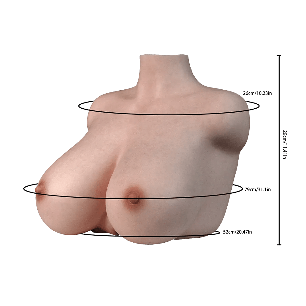 Muse II Breast Sex Toy with Vagina Tunnel Silicone - Sex Doll