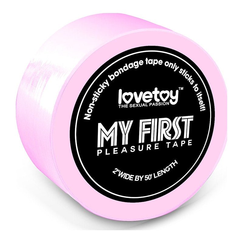 My First Non - Sticky Bondage Tape Pink - Adult Toys