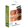 Naked Larger Fitting Condoms - Naked Larger Fitting Lubricated Condoms - 6 Pack - CONDOMS