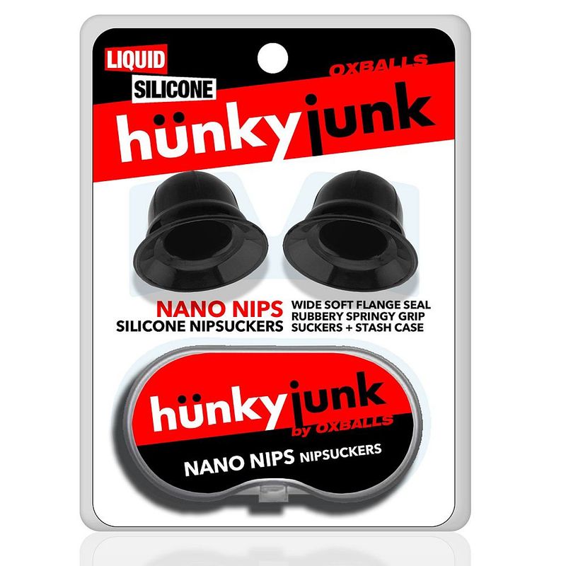 Nano Nips Nipple Sucker Silicone Black w Storage Case - Adult Toys
