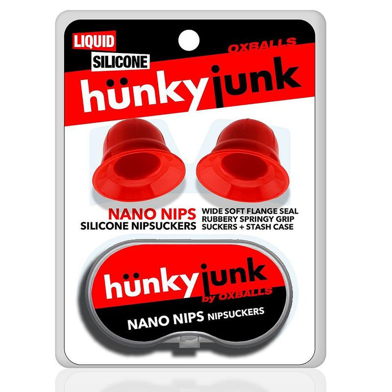 Nano Nips Nipple Sucker Silicone Red w Storage Case - Adult Toys