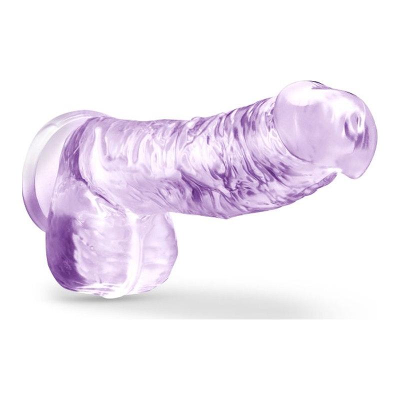 Naturally Yours 6" Crystaline Dildo Amethyst - Naughty by Nature Adult Store