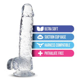 Naturally Yours 6" Crystaline Dildo Diamond - Naughty by Nature Adult Store