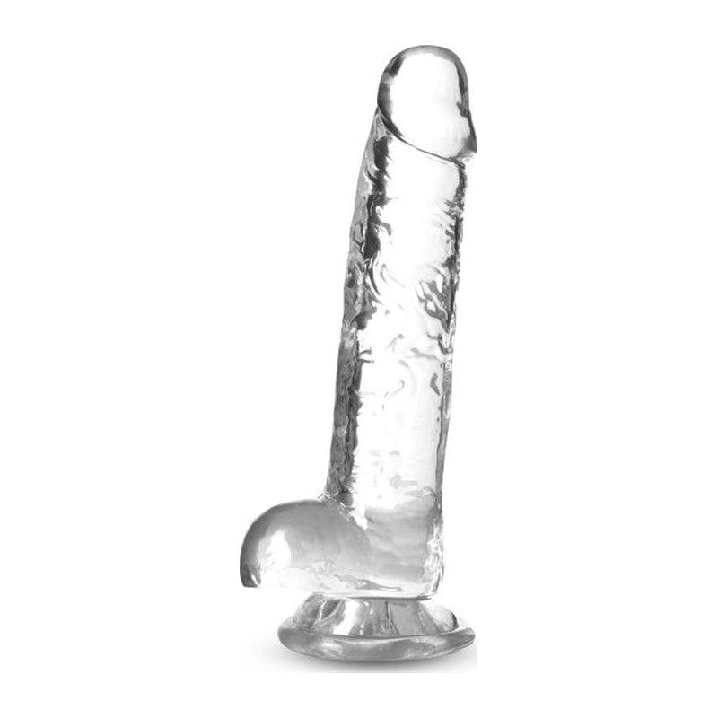 Naturally Yours 7" Crystaline Dildo Diamond - Adult Toys