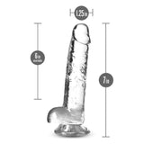 Naturally Yours 7" Crystaline Dildo Diamond - Adult Toys