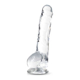 Naturally Yours 8" Crystaline Dildo Diamond - Adult Toys