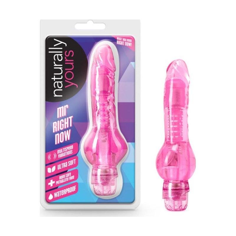 Naturally Yours Mr. Right Now Pink - Adult Toys