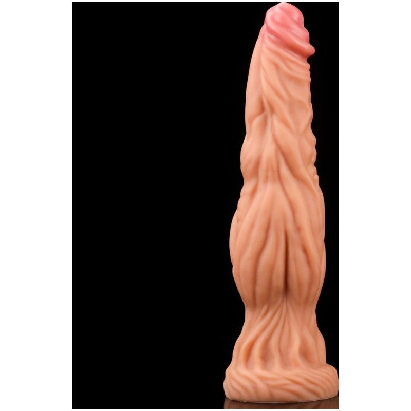 Nature Cock 9.5in Dual Layer Huge ALIEN Silicone Dildo - Adult Toys