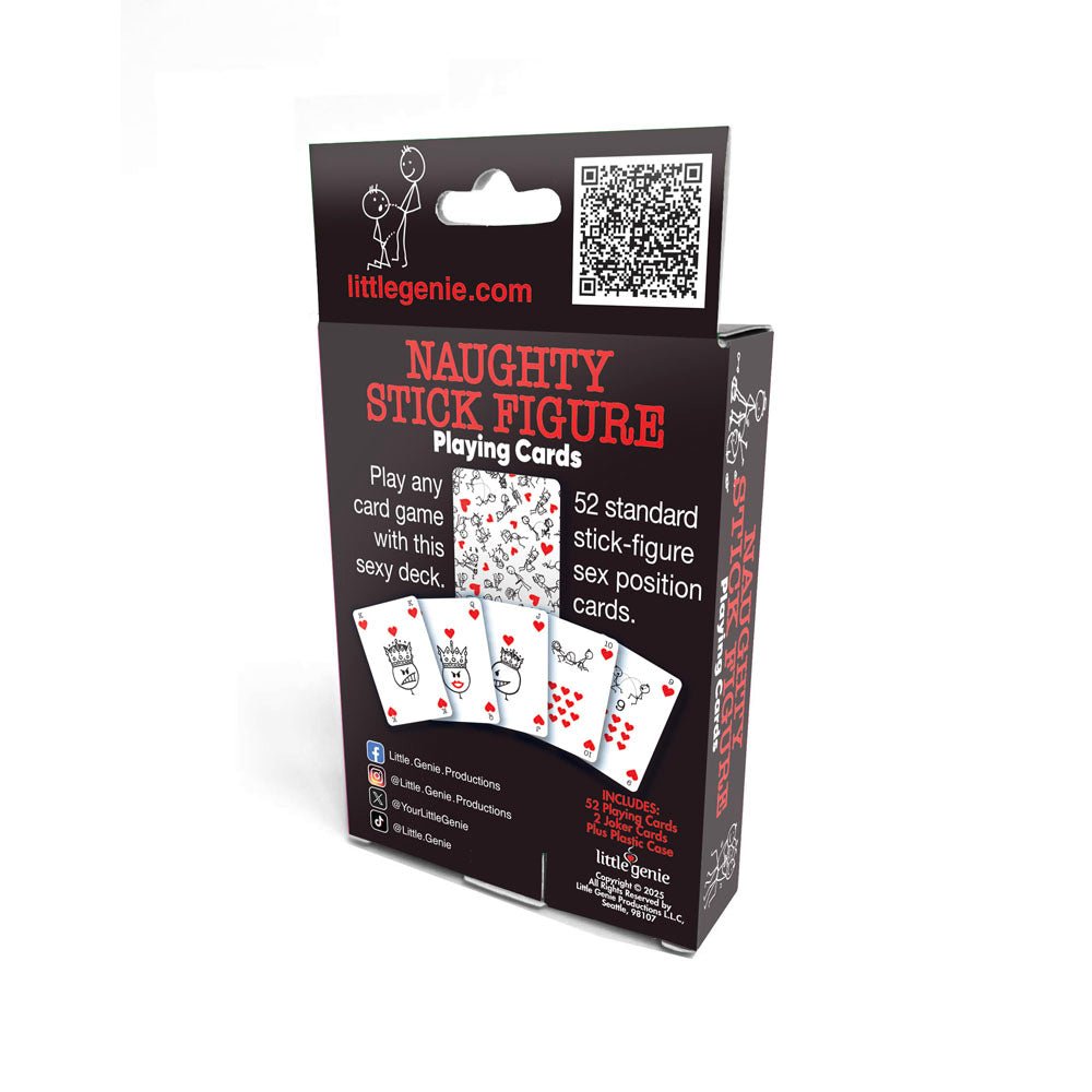 Naughty Stick Figure Playing Cards - GAMES