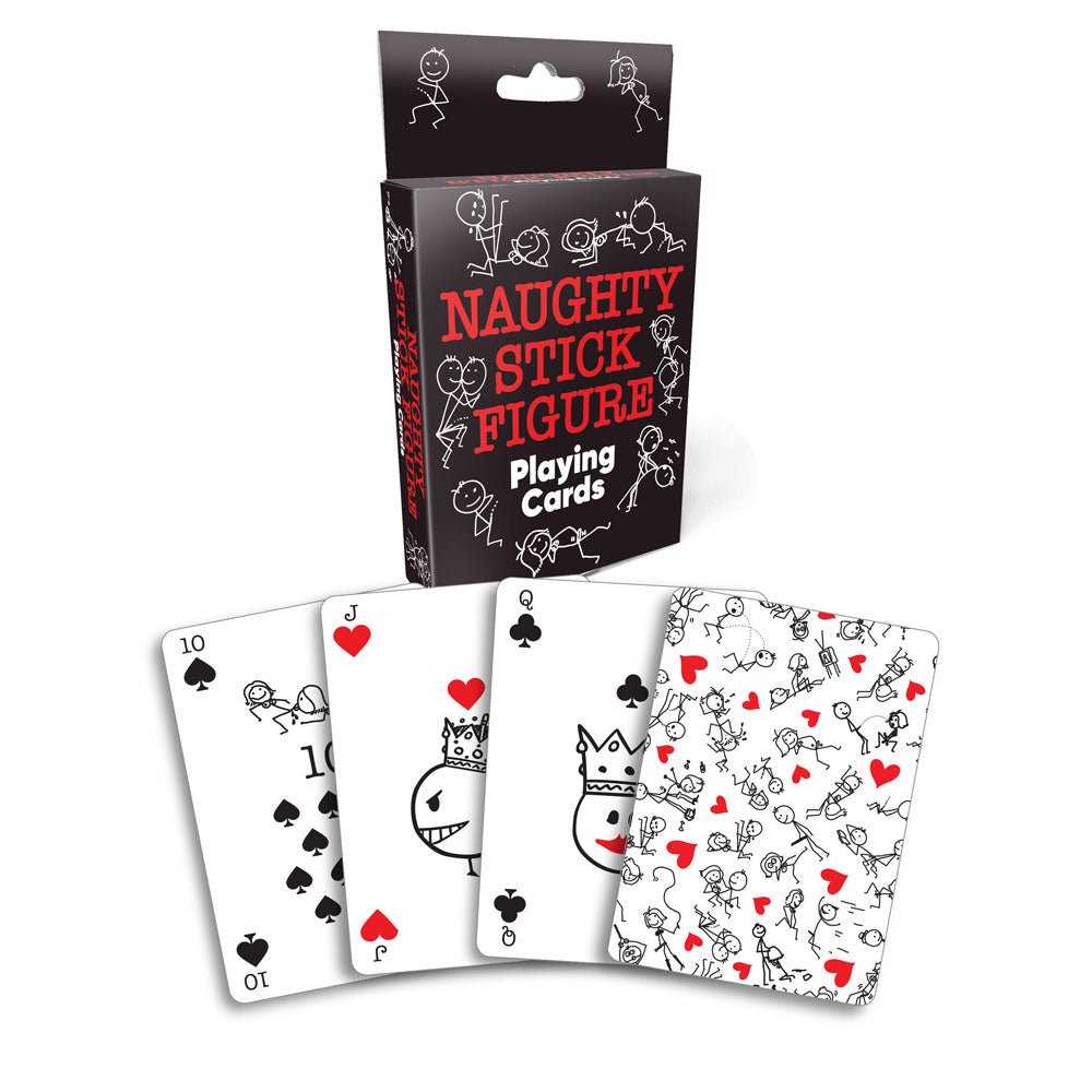 Naughty Stick Figure Playing Cards - GAMES