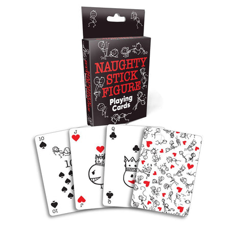 Naughty Stick Figure Playing Cards - GAMES