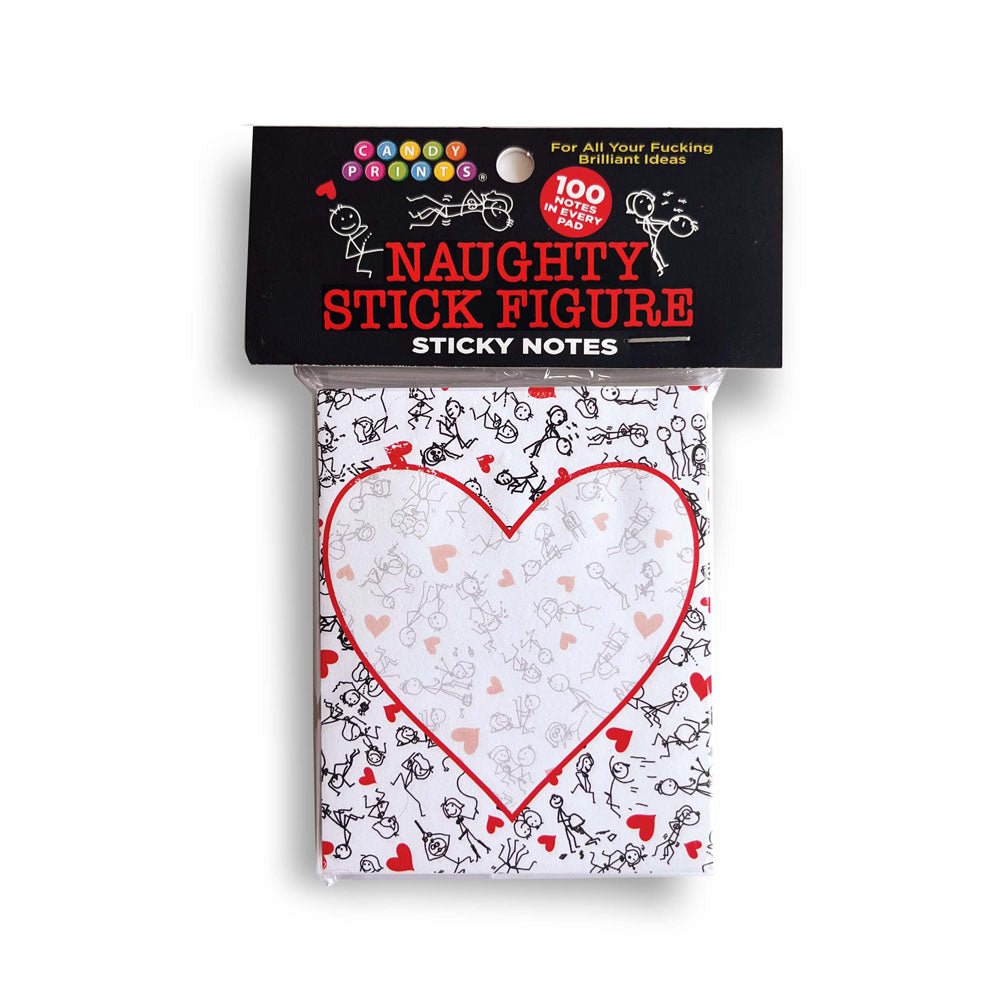 Naughty Stick Figure Sticky Notes - 100 Pack - NOVELTIES