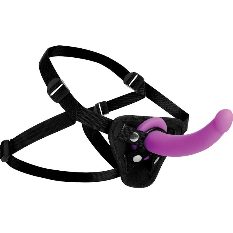 Navigator Silicone G - Spot Dildo with Harness - Adult Toys