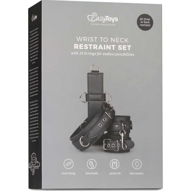Neck and Wrist Restraint - Adult Toys