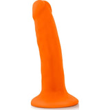 Neo Dual Density Cock 6in Neon Orange - Naughty by Nature Adult Store