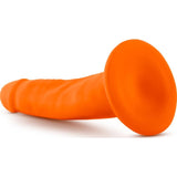 Neo Dual Density Cock 6in Neon Orange - Naughty by Nature Adult Store