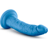 Neo Elite 7.5in Silicone Dual Density Cock Neon Blue - Naughty by Nature Adult Store