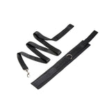Neoprene Collar And Leash Set Black - Adult Toys