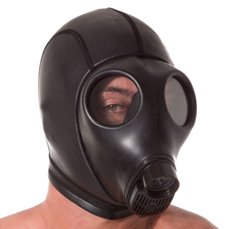 Neoprene Gas Mask Hood - Adult Toys