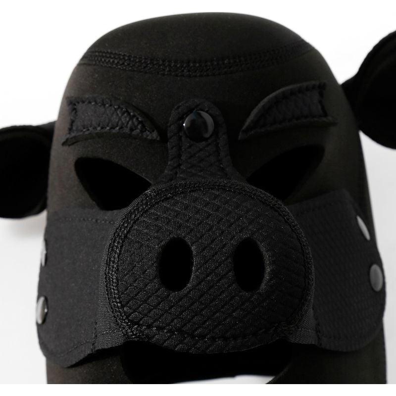 Neoprene Pig Mask Black - Naughty by Nature Adult Store