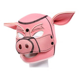 Neoprene Pig Mask Pink - Naughty by Nature Adult Store