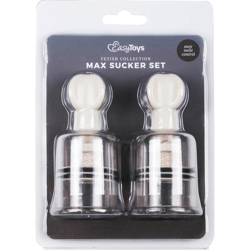 Nipple and Clit Suckers Large 2 Pc - Adult Toys