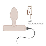 Nova Solaris Tapered Butt Plug Vibrator Black - Adult Toys