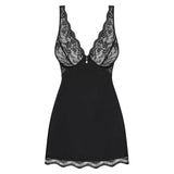 Obsessive Luvae Babydoll | Black Underwire Lingerie with Thong - Lingerie