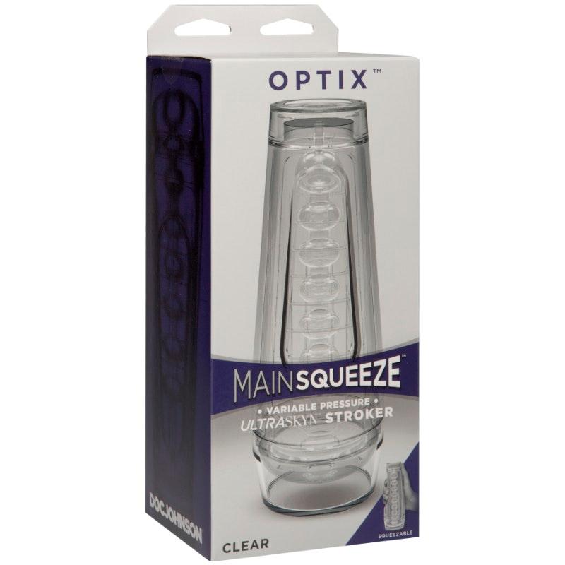 Optix Crystal Masturbator Clear - Adult Toys
