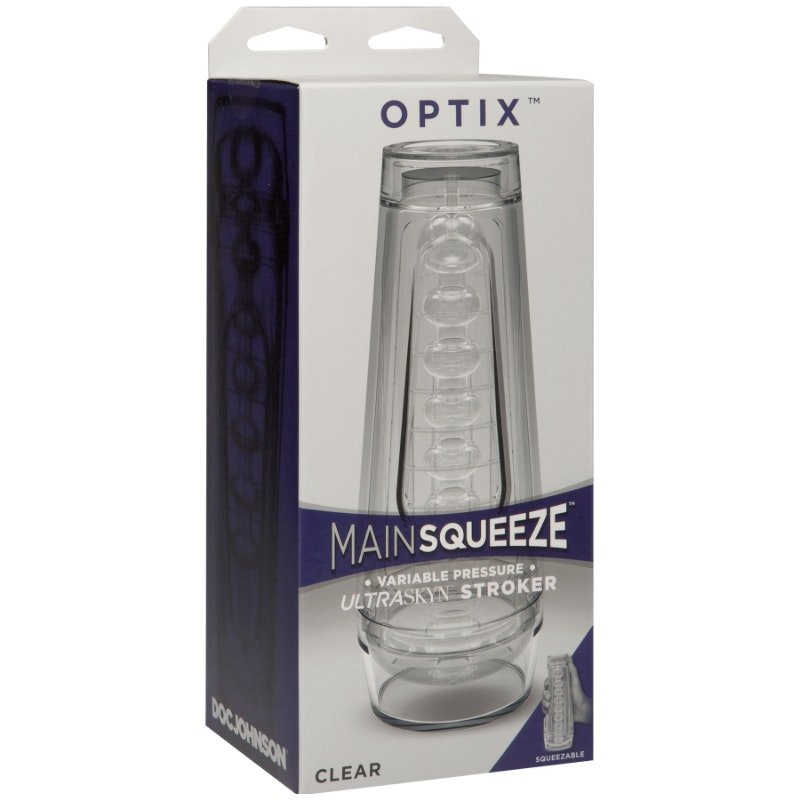 Optix Crystal Masturbator Clear - Adult Toys