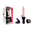 Orgasm Queen Thrusting Dildo - Flesh USB Rechargeable Vibrating, Heating & Thrusting Dildo Machine with Remote Control - DONGS