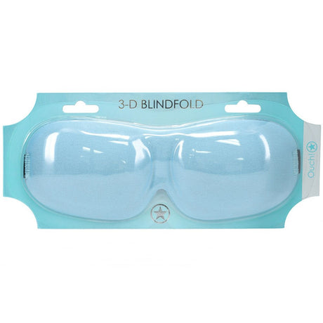 Ouch 3D Eye Mask Powder Blue Ultra Soft Sleep Mask Travel - BONDAGE - TOYS