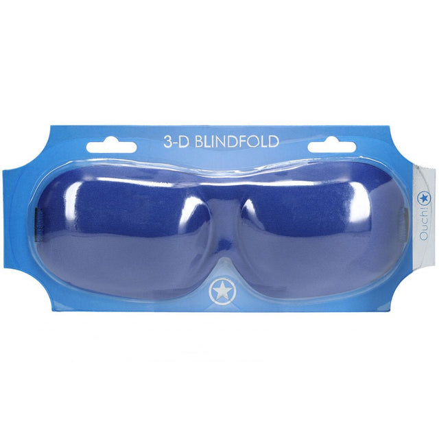 Ouch 3D Eye Mask Royal Blue For Sleep And Travel Comfort - BONDAGE - TOYS