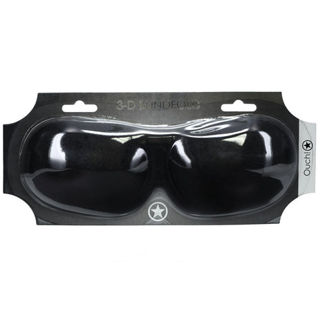 OUCH 3D Mask Black Eye Mask For Costume And Everyday Wear - BONDAGE - TOYS