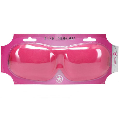 OUCH 3D Mask Pink Eye Mask Soft Comfortable Sleep Travel - BONDAGE - TOYS