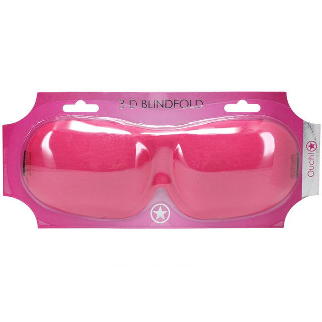 OUCH 3D Mask Pink Eye Mask Soft Comfortable Sleep Travel - BONDAGE - TOYS