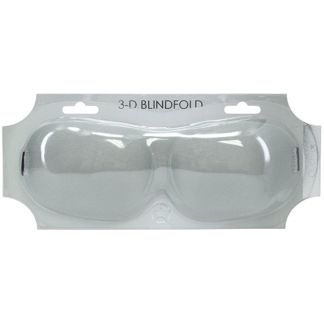 Ouch 3D Silver Eye Mask For Travel And Sleep Comfort - BONDAGE - TOYS