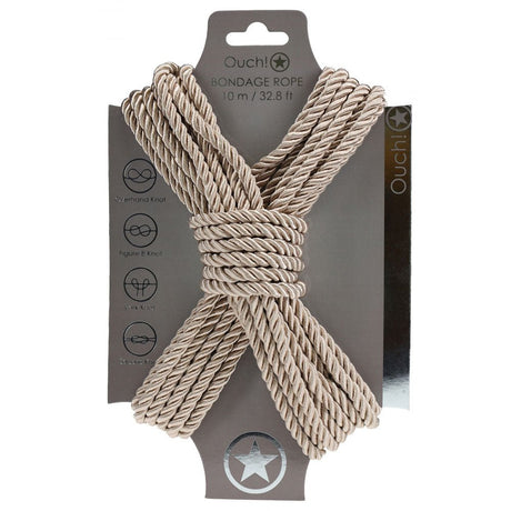 OUCH! Bondage Rope - 10 M - Gold - BONDAGE - TOYS