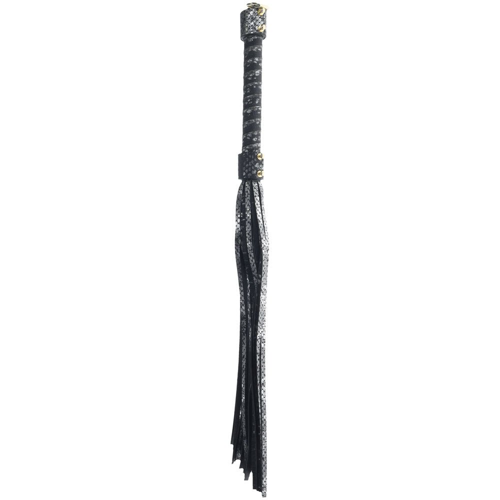 OUCH! Florence Collection - Flogger - Black Flogger Whip - BONDAGE - TOYS