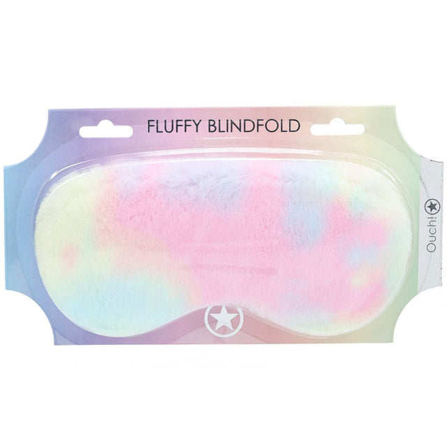 Ouch Fluffy Eye Mask Multicolour Coloured Sleep Mask - BONDAGE - TOYS