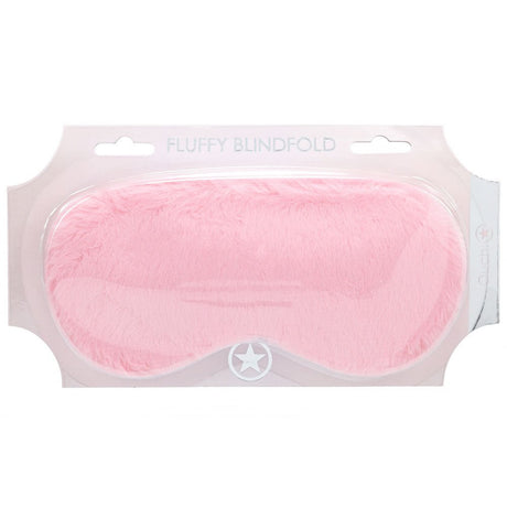 Ouch Fluffy Eye Mask Powder Pink Soft Plush Sleep Mask - BONDAGE - TOYS