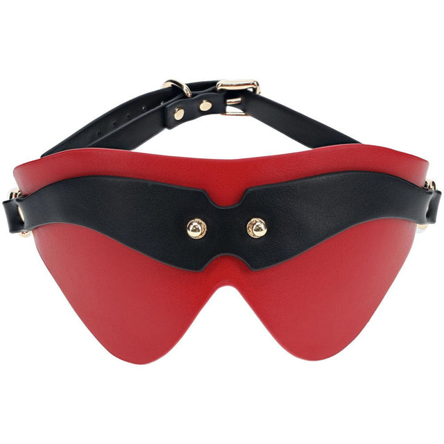 OUCH! Milan Collection - Blindfold - Black/Red Eyemask - BONDAGE - TOYS