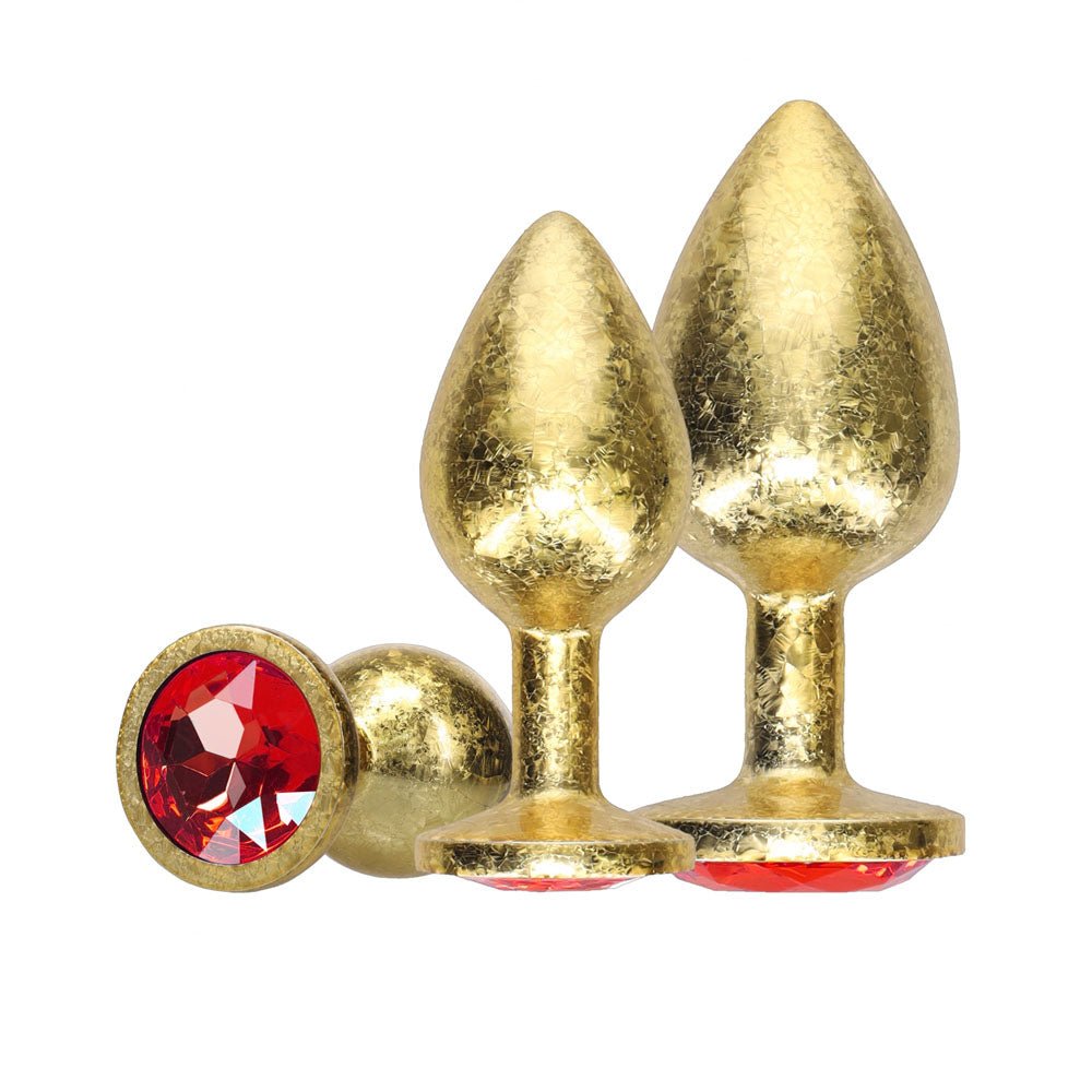 OUCH! Milan Collection - Metal Anal Plug Set - ANAL TOYS