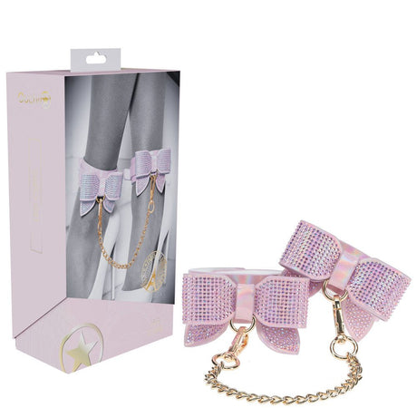 OUCH! Paris Collection - Leg Cuffs - Pink Restraints - BONDAGE - TOYS